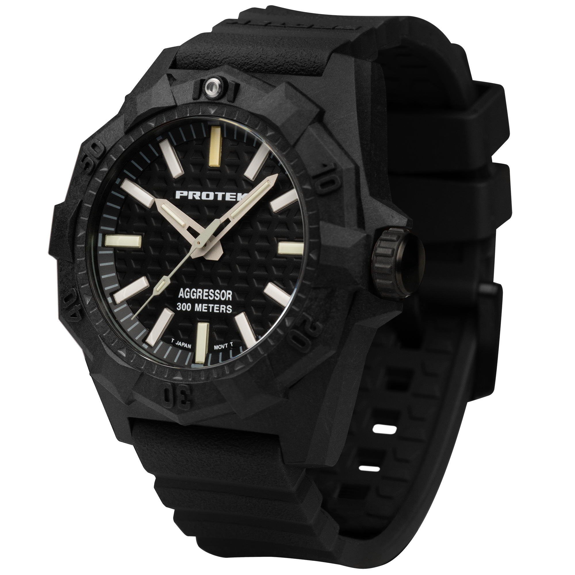 ProTek Carbon Composite Aggressor Dive Watch (45mm) PT4001