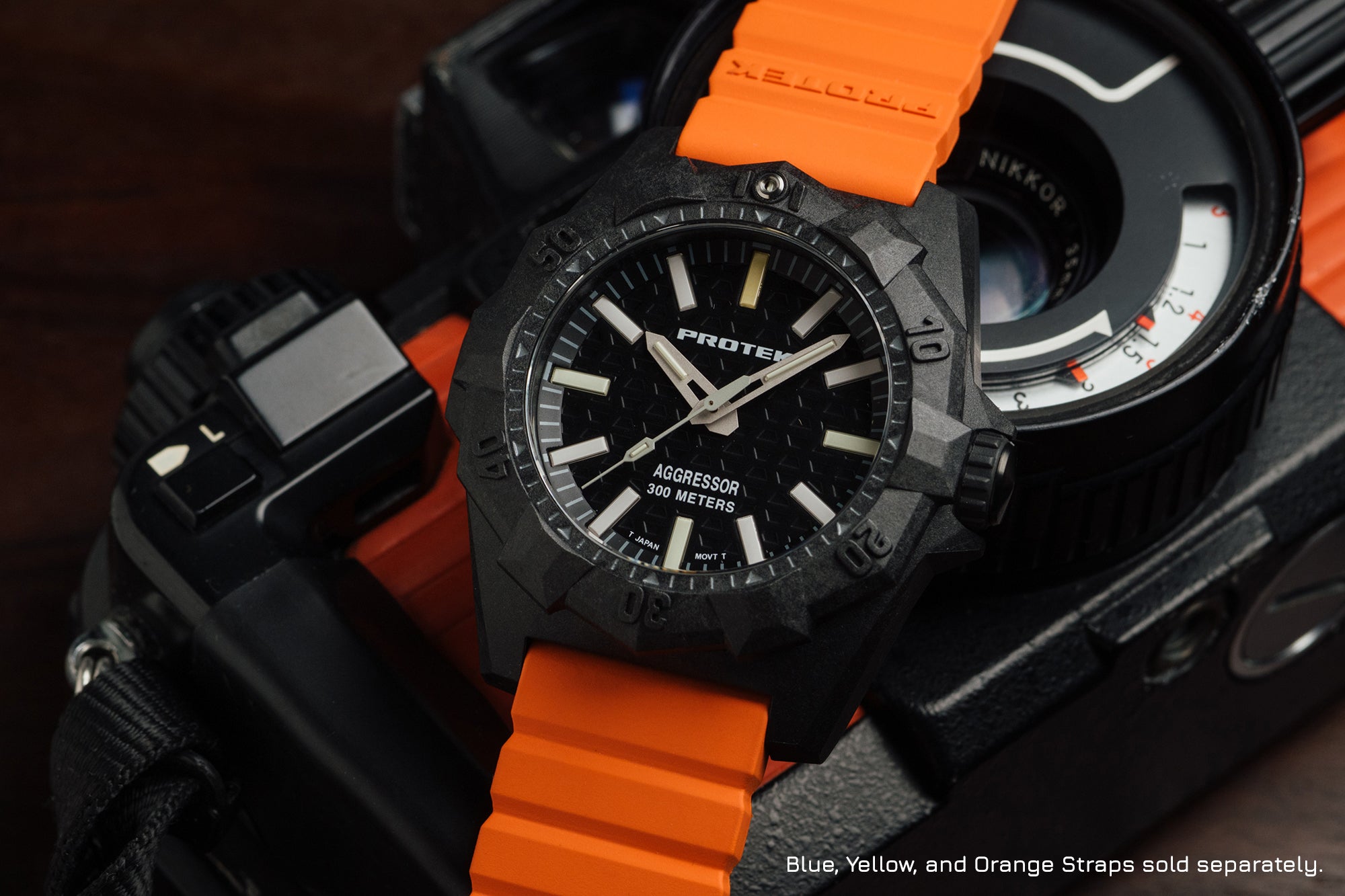 ProTek Carbon Composite Aggressor Dive Watch (45mm) PT4001