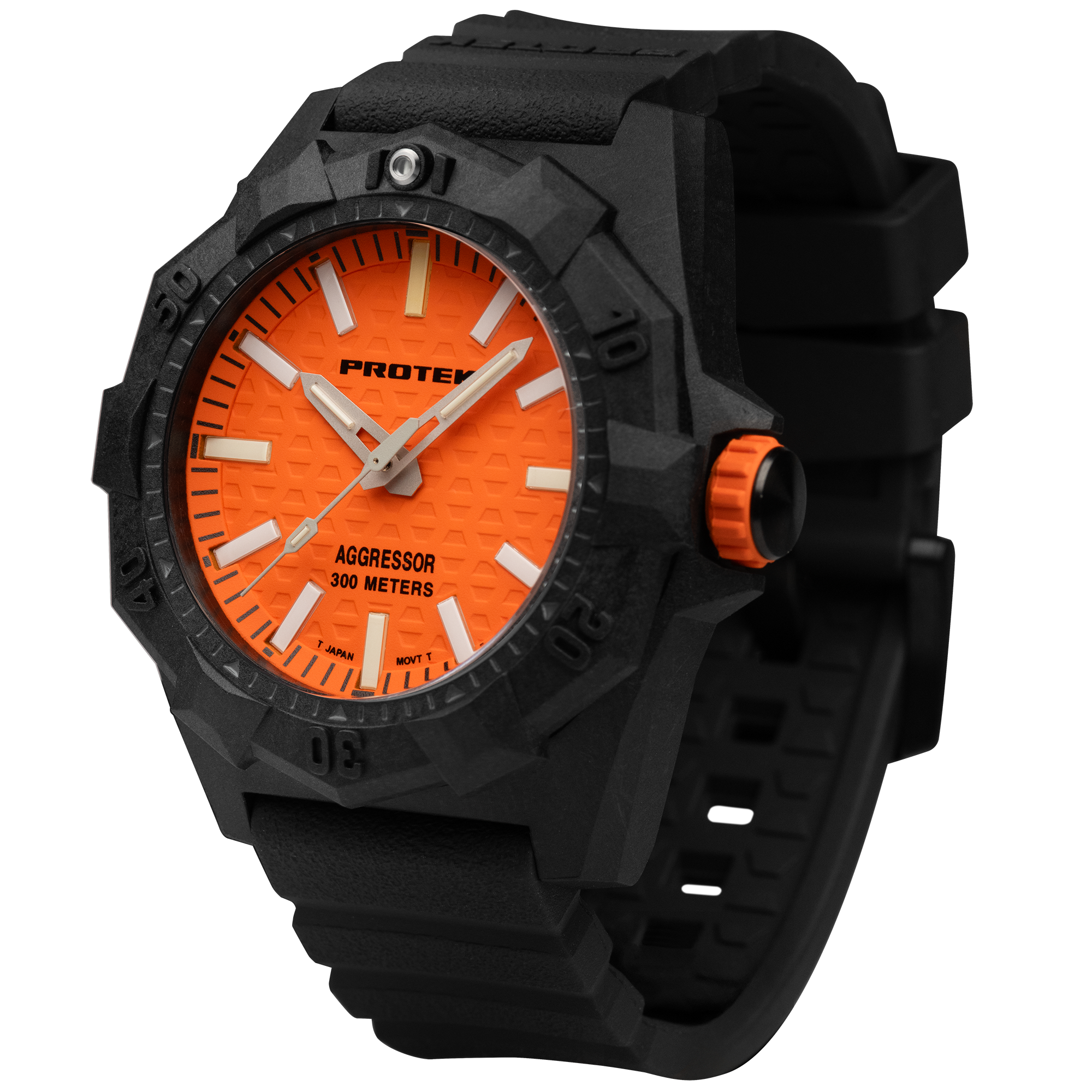 ProTek Carbon Composite Aggressor Dive Watch (45mm) PT4004