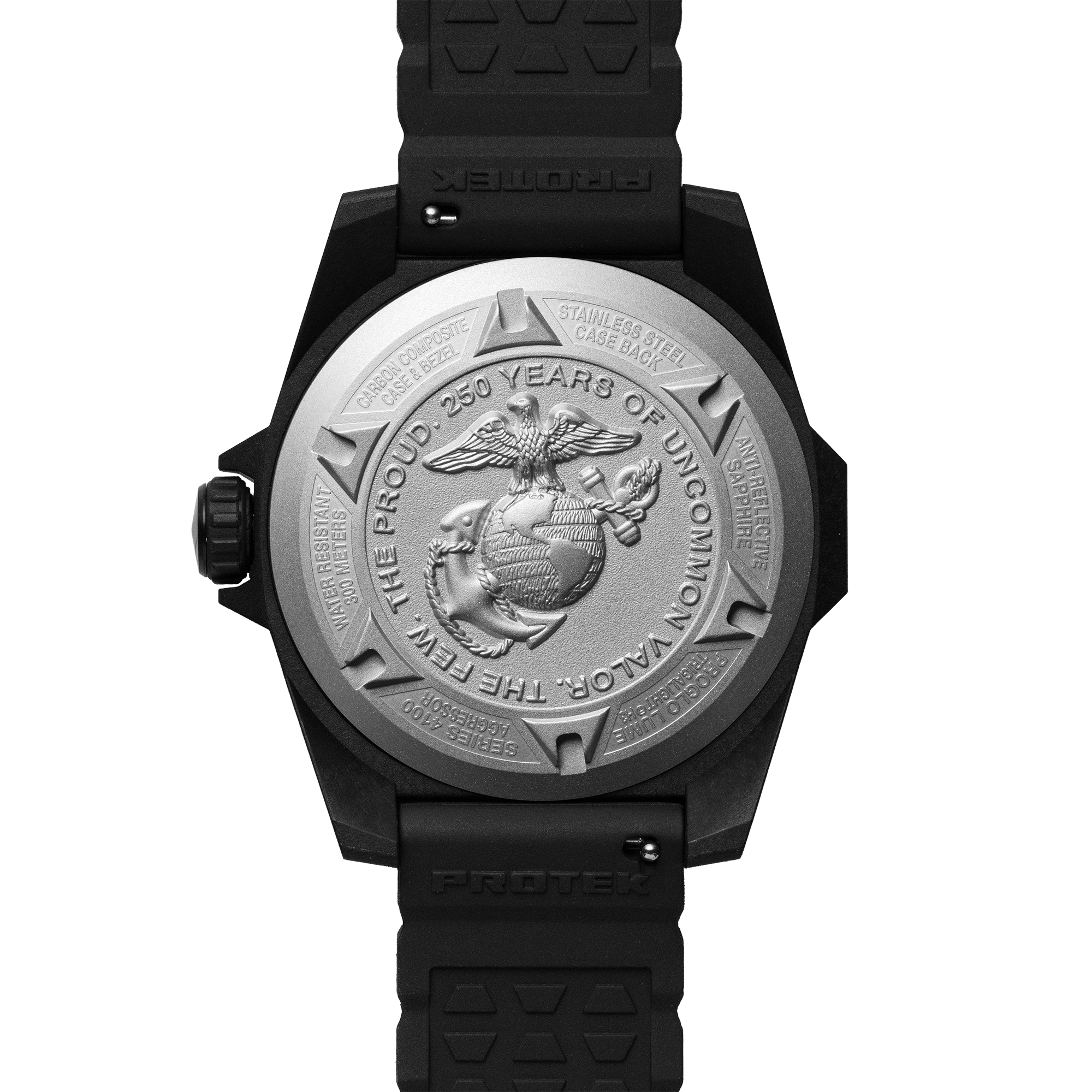 ProTek USMC 250th Anniversary Agressor Carbon Dive Watch (45mm) PT4105SFC