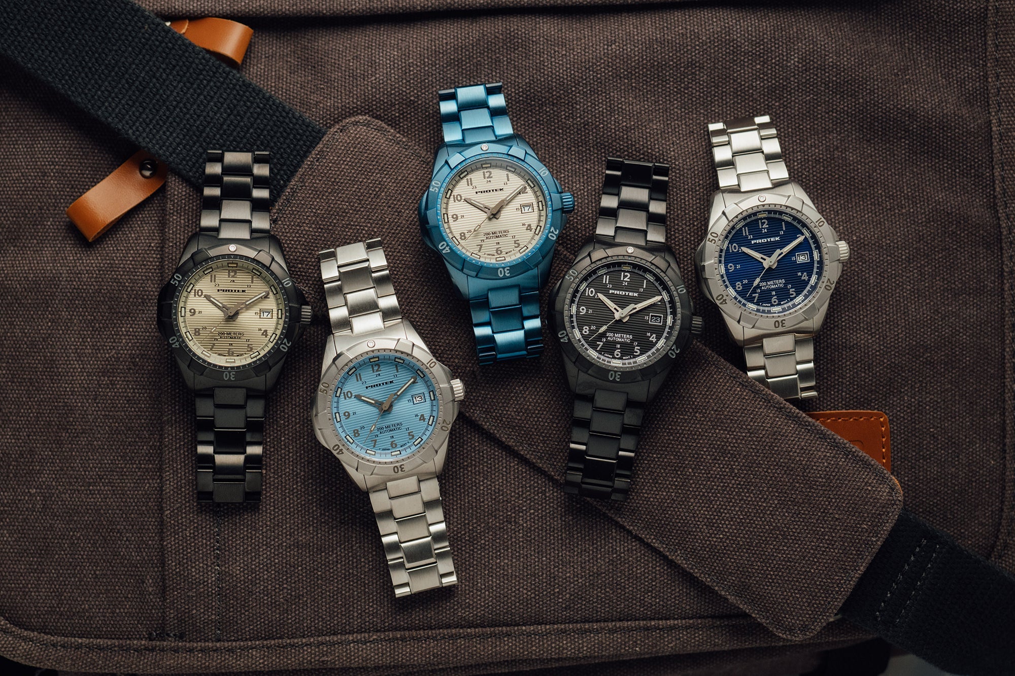 ProTek Automatic Steel Dive Watch (42mm) PT2207BR