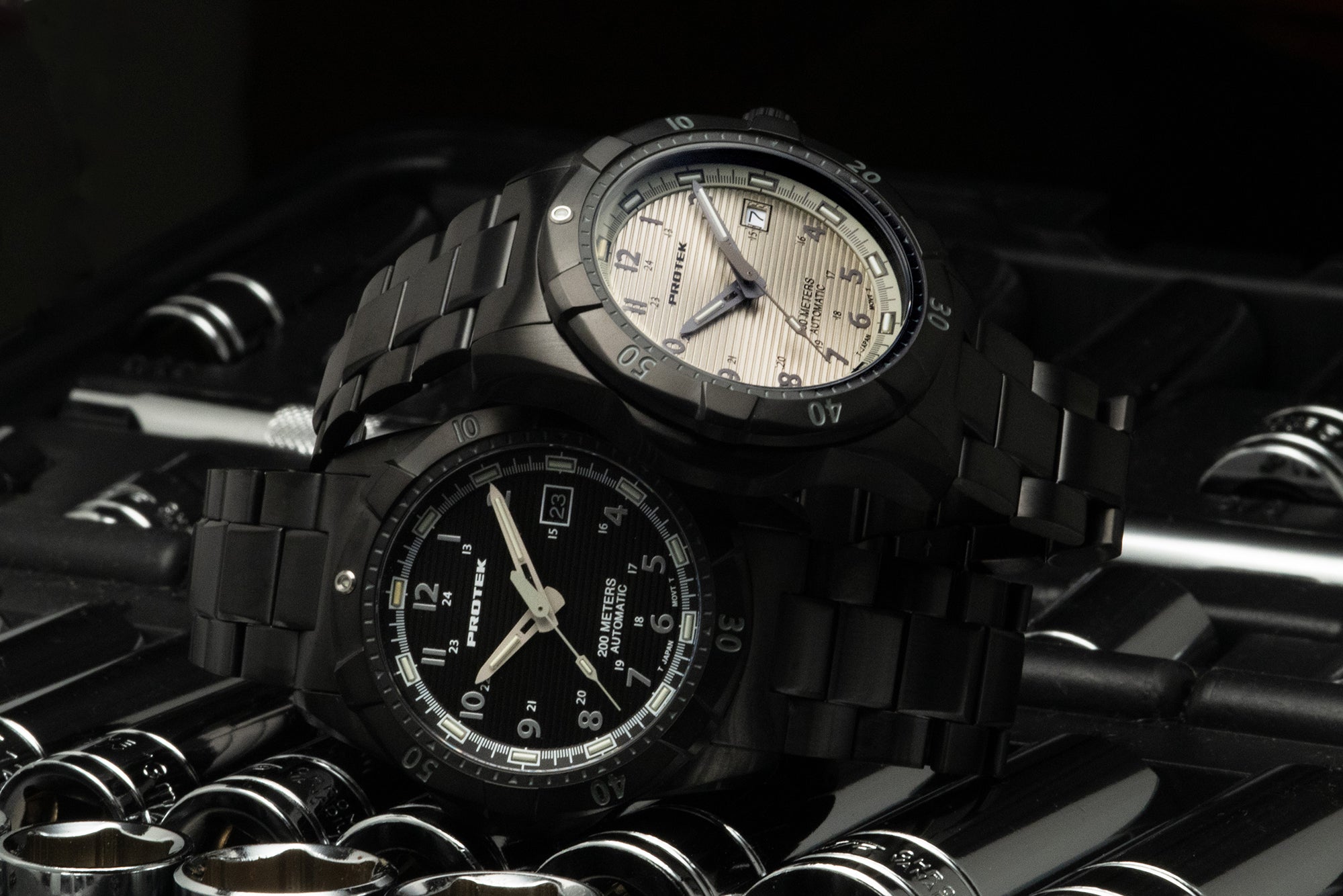 ProTek Automatic Steel Dive Watch (42mm) PT2203BR