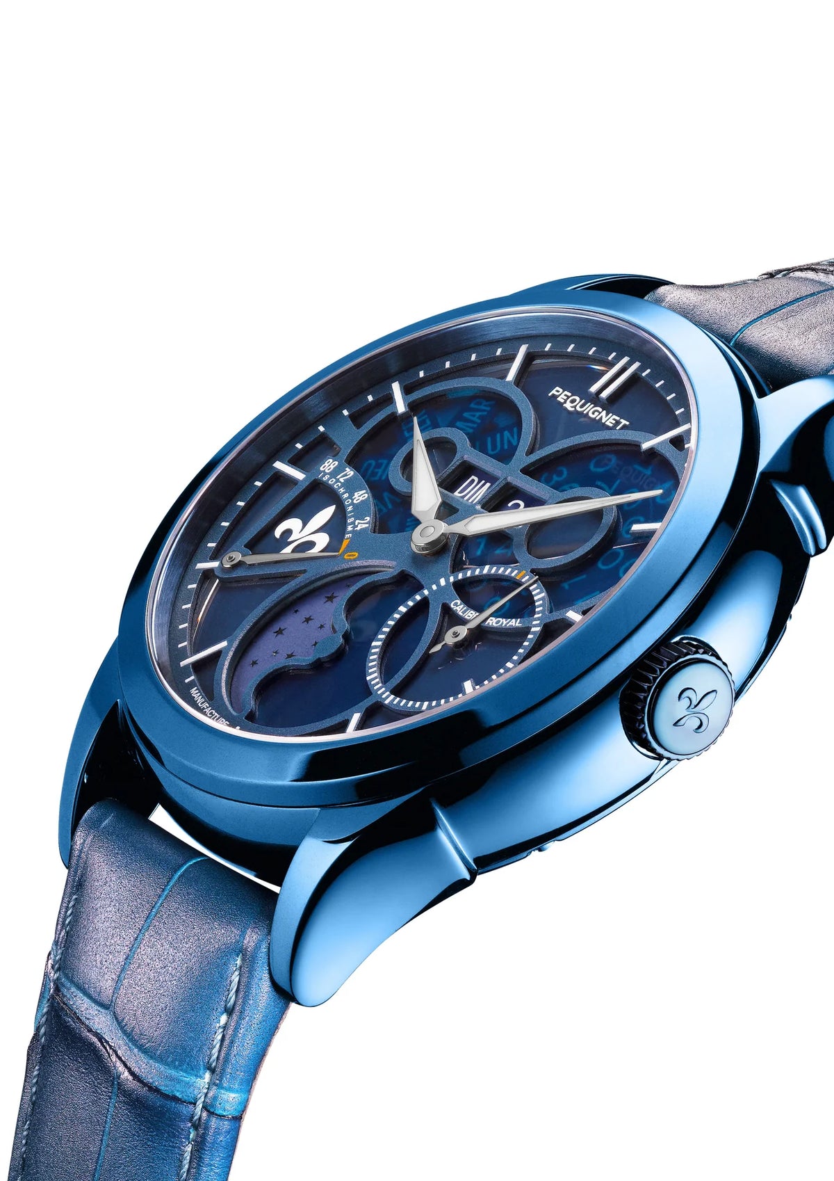 Pequignet Royale Saphir Blue Topaz Limited (42mm) 9010870