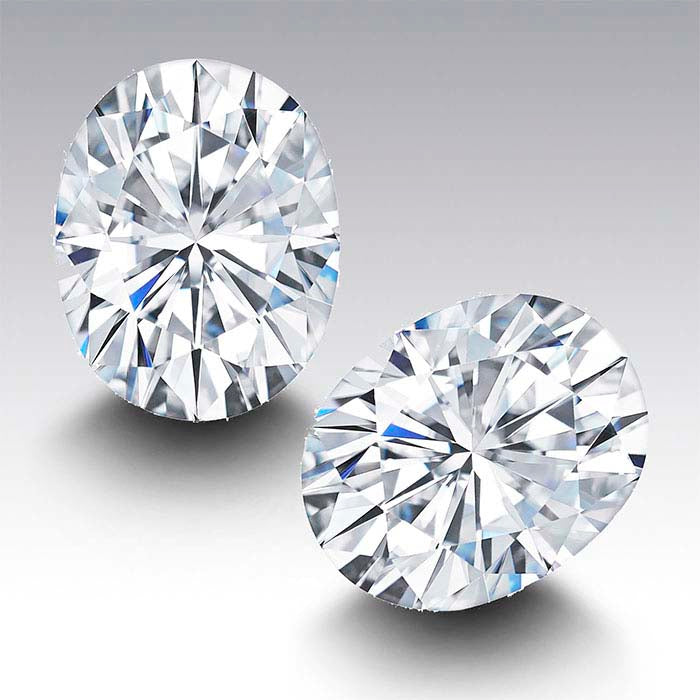 Charles & Colvard® Forever One™ Moissanite Oval Faceted Stones, Colorless