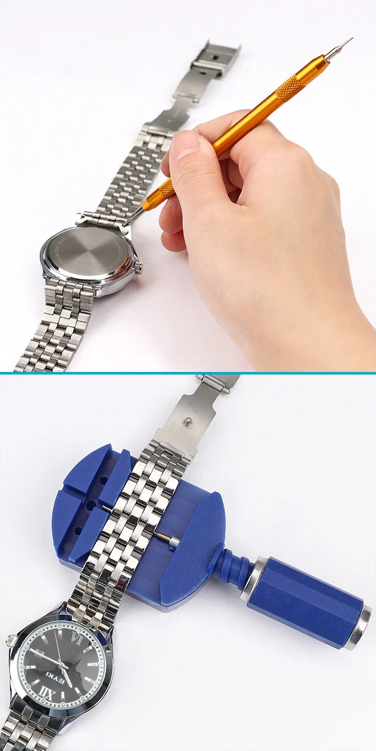 Watch Repair Tool Kit, Bracelet Sizing & Casebook Opener - 147 Piece