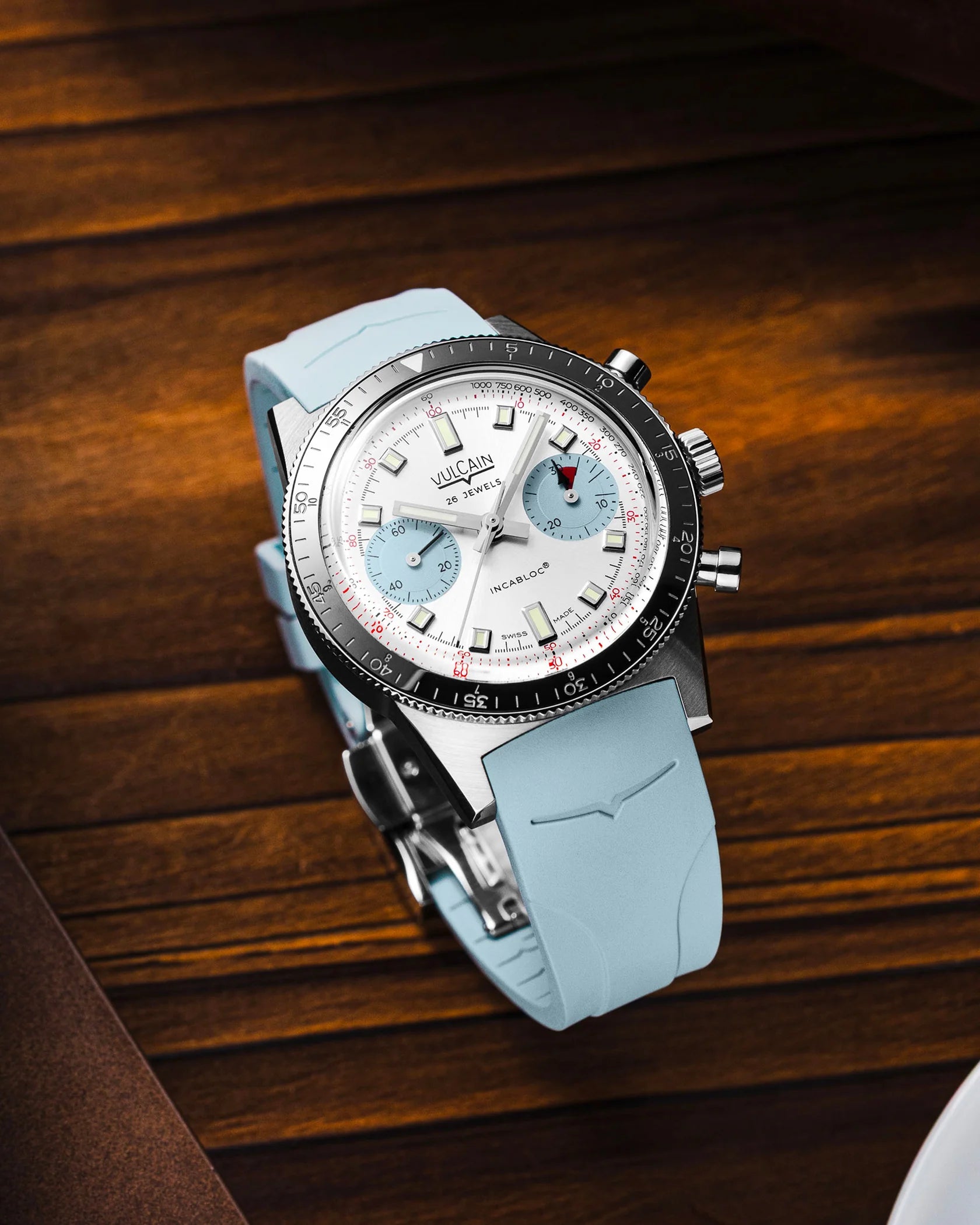 Vulcain Skindiver Chronograph Limited Edition Ice Blue (40mm) 590176BL7