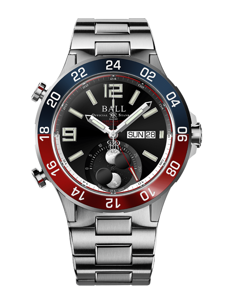 BALL Roadmaster Marine GMT Moon Phase (42mm) DG3220A-S1CJ