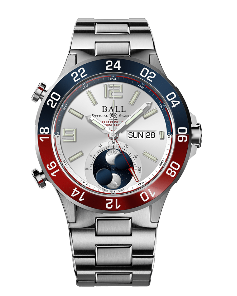 BALL Roadmaster Marine GMT Moon Phase (42mm) DG3220A-S1CJ