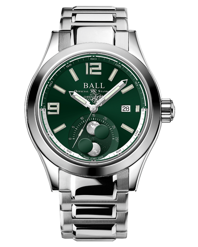 BALL Engineer II Moon Phase Chronometer 43mm NM2028C S45C