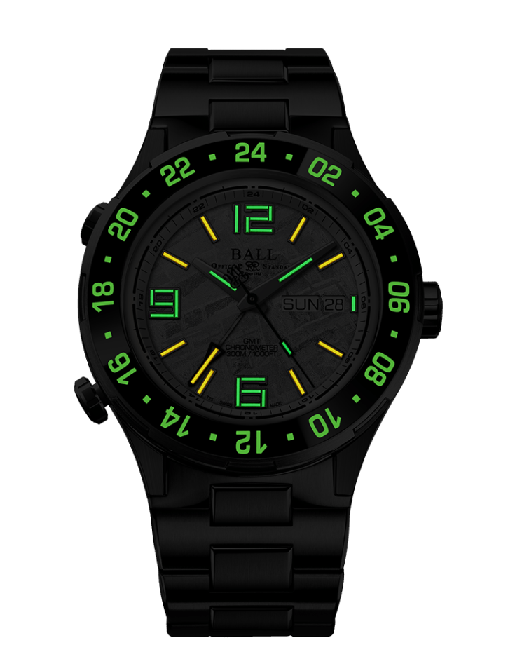 BALL Roadmaster Marine GMT Meteorite (40mm) DG3000A-S14CJ-MSL