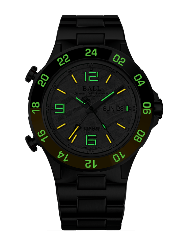BALL Roadmaster Marine GMT Meteorite (42mm) DG3222A-S7C-MSL