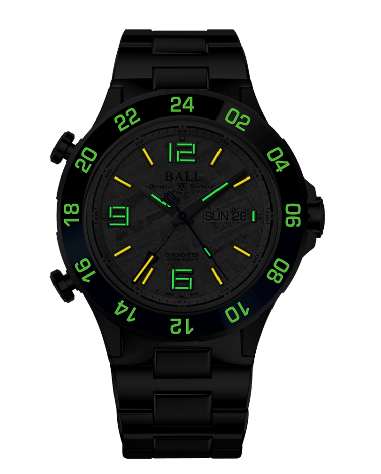BALL Roadmaster Marine GMT Meteorite (42mm) DG3222A-S8C-MSL