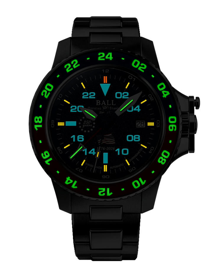 BALL Engineer Hydrocarbon AeroGMT II Patriot (42 mm) DG2018C-S24C-ABE