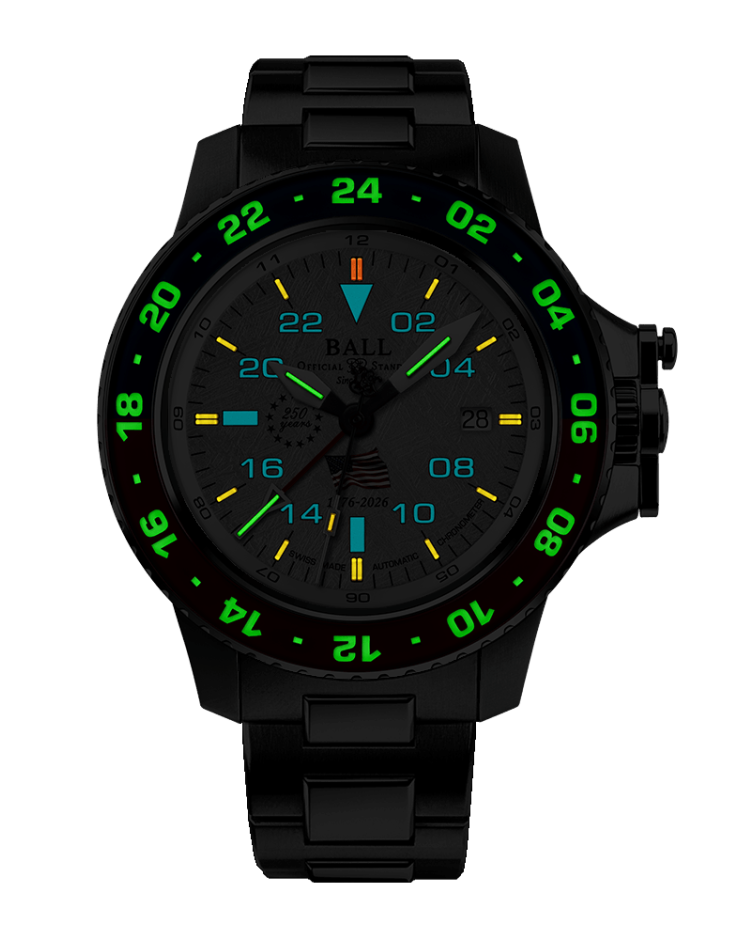 BALL Engineer Hydrocarbon AeroGMT II Patriot (42 mm) DG2018C-S24C-MSL