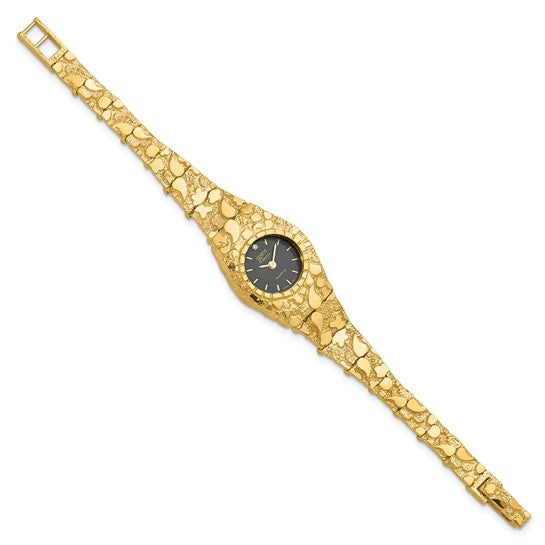 GENEVE 10K Nugget Quartz Watch 10N262B