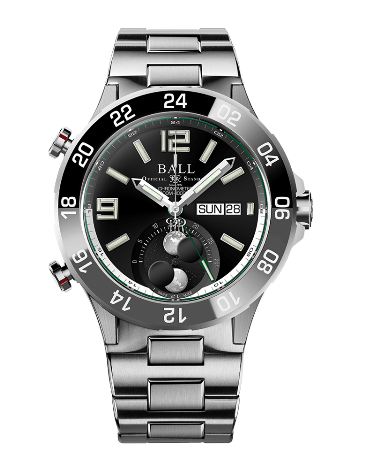 BALL Roadmaster Marine GMT Moon Phase (42mm) DG3220A-S9C