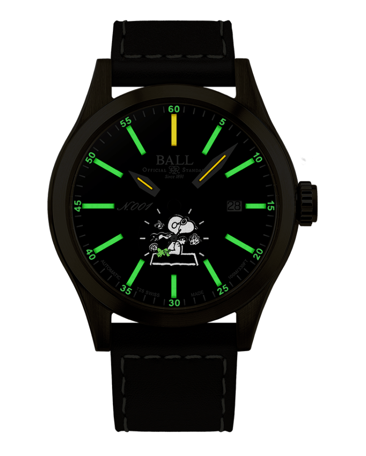 BALL Engineer III Snoopy Flying Ace Bronze (43mm) ND2186C-L12J