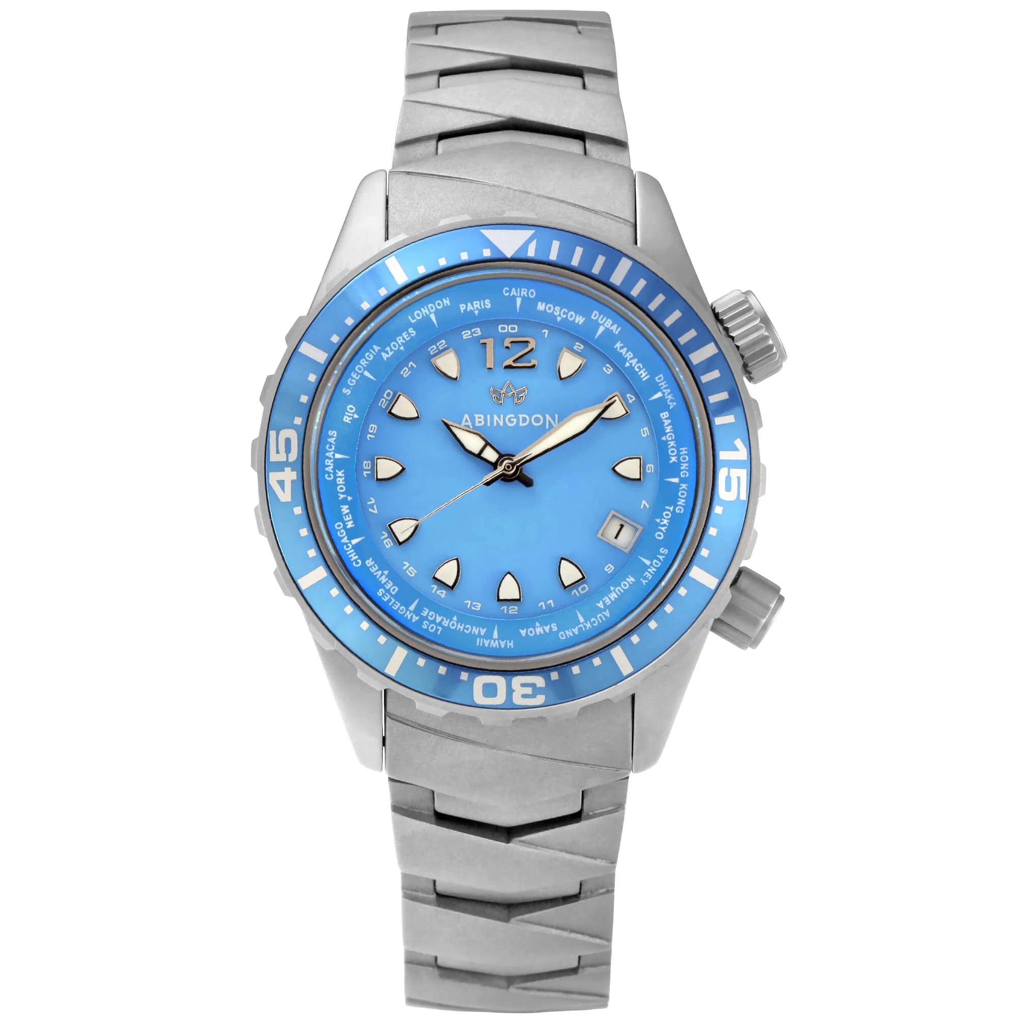 Abingdon Marina (40mm) Bahama Blue