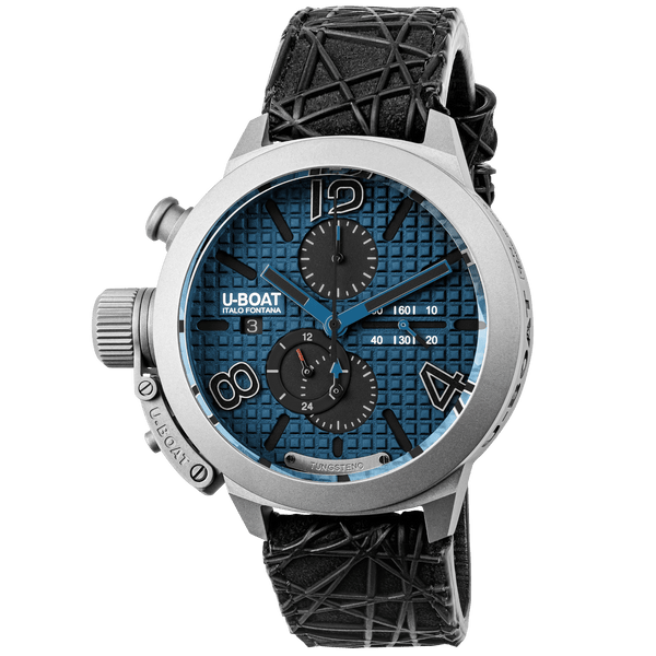 U-BOAT CLASSICO 45 TITANIUM TUNGSTEN BLUE REF. 3003