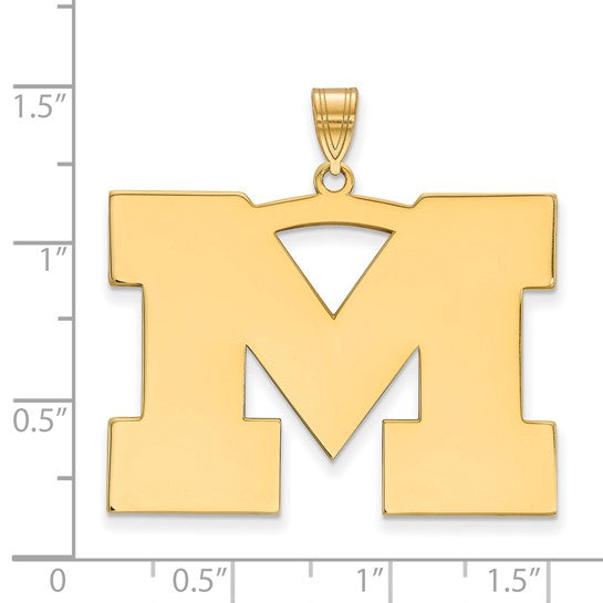University of Michigan 14k Extra Large Pendant