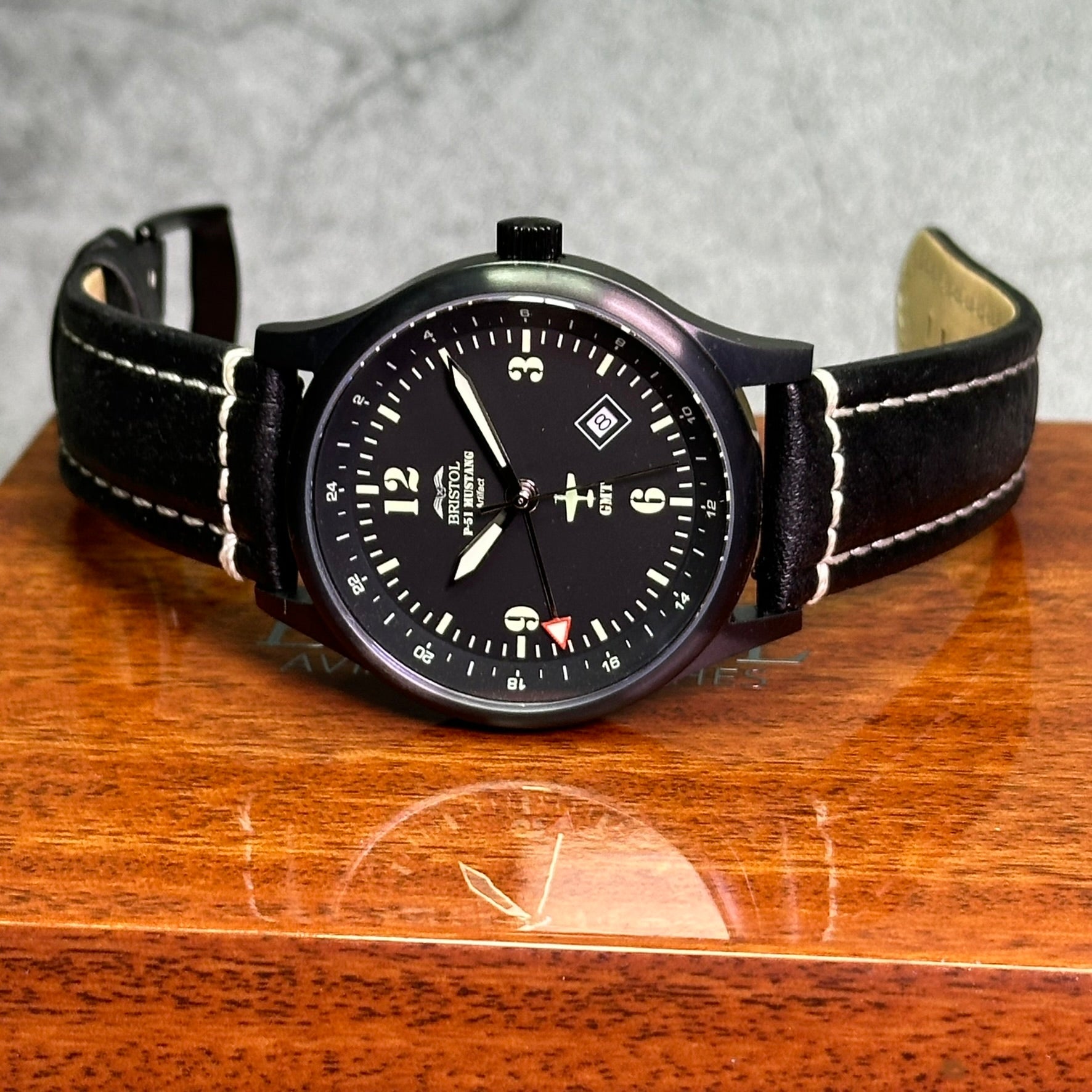 Bristol P-51 Mustang Tribute - Black (44mm) BW51E
