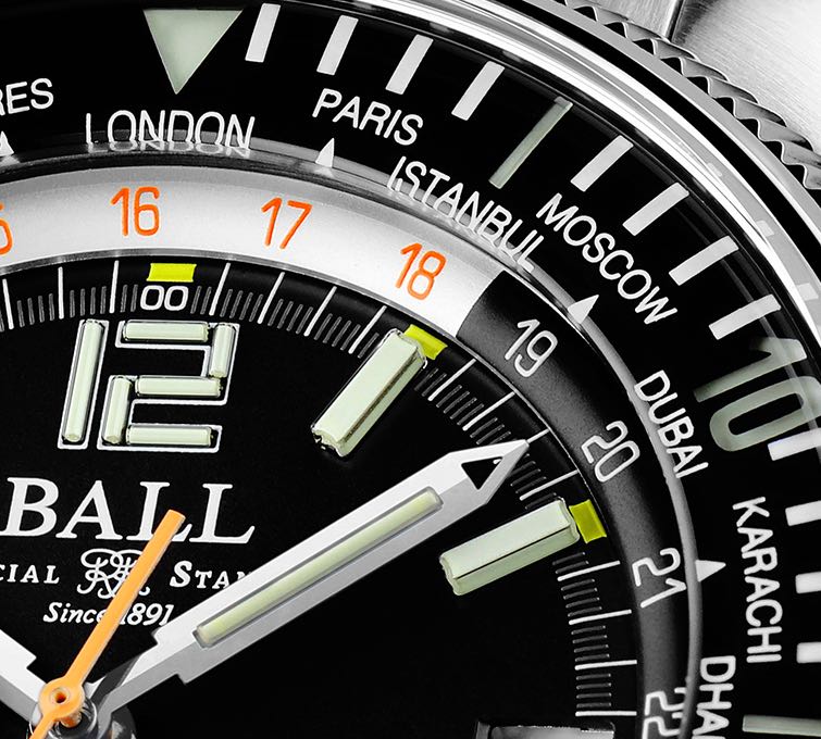 BALL Engineer Master II Diver Worldtime (42mm)  DG2232A-SC-BK