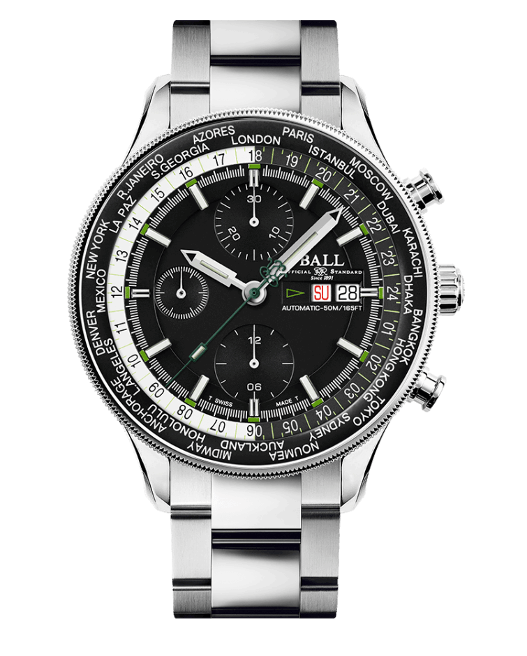 BALL Engineer II Navigator World Time Chronograph (44mm) CM3388D-S-BK