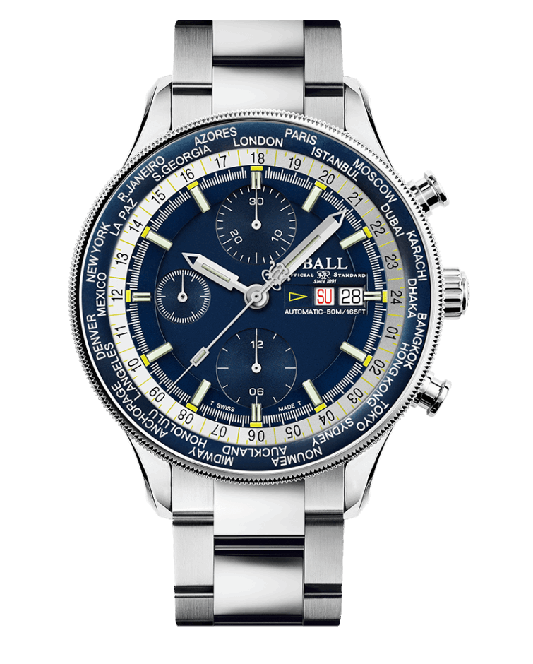 BALL Engineer II Navigator World Time Chronograph (44mm) CM3388D-S-BE