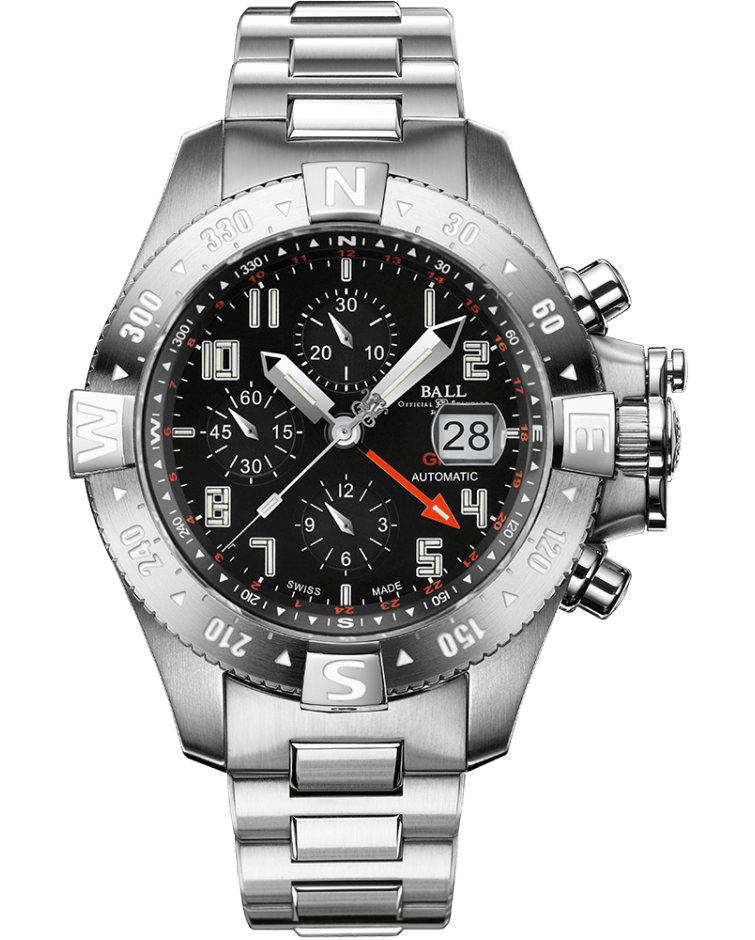 BALL Engineer Hydrocarbon Spacemaster Orbital II (45mm) DC3036C-SA-BK