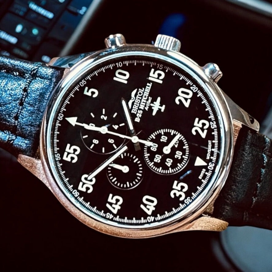 Bristol B-25 Mitchell Tribute - Black (44mm) BW25B