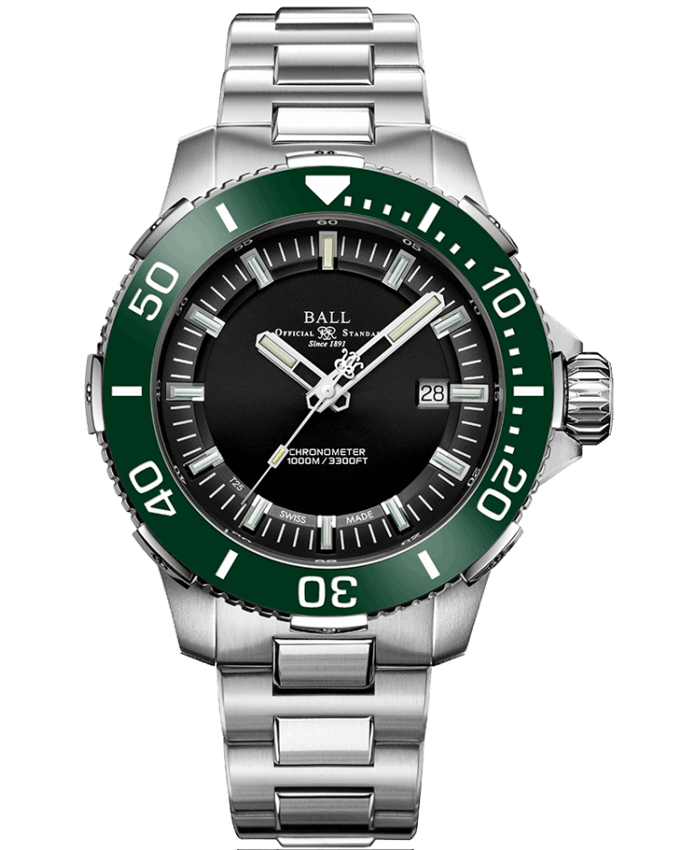 BALL Engineer Hydrocarbon Deepquest II Ceramic DM3002A-S4CJ-BK