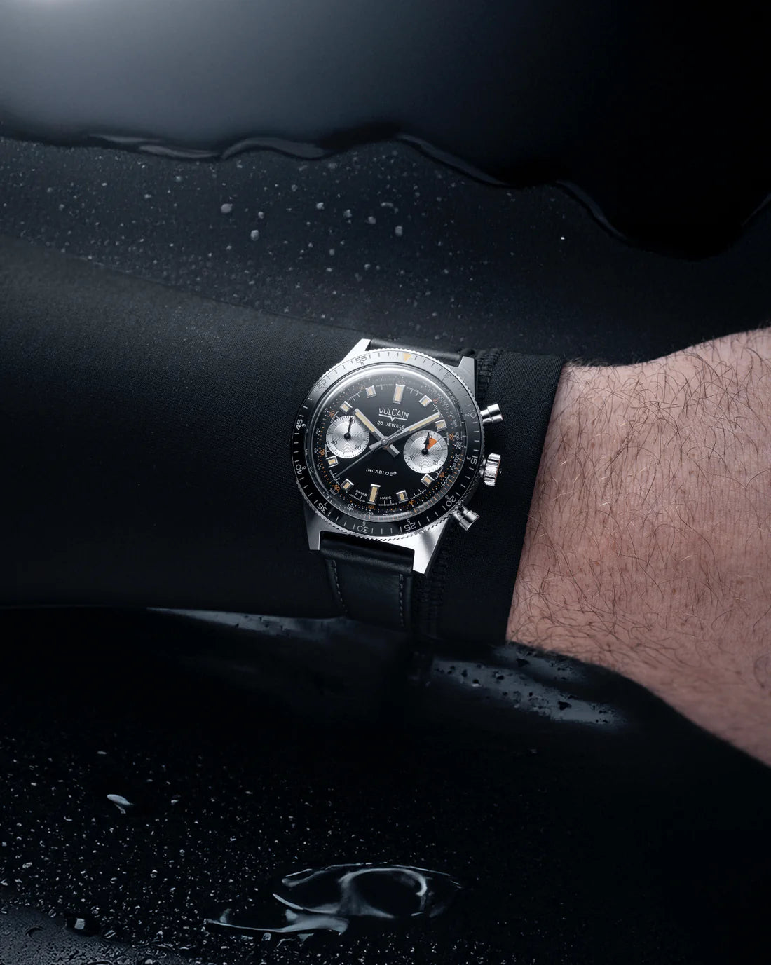 Vulcain Skindiver Chronograph Black (40mm) 590176A07
