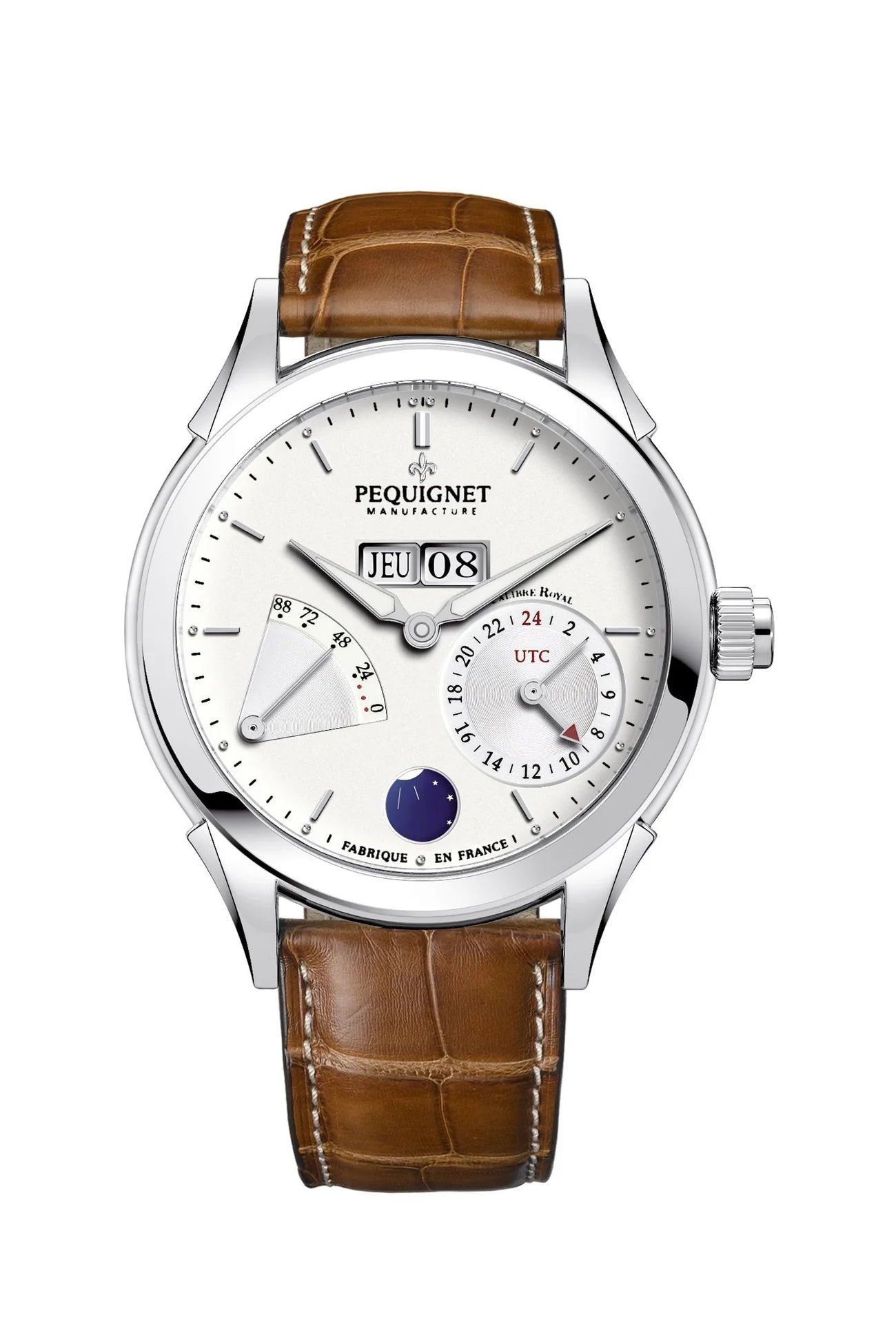 Pequignet Royale GMT Opaline (42mm) 9010933