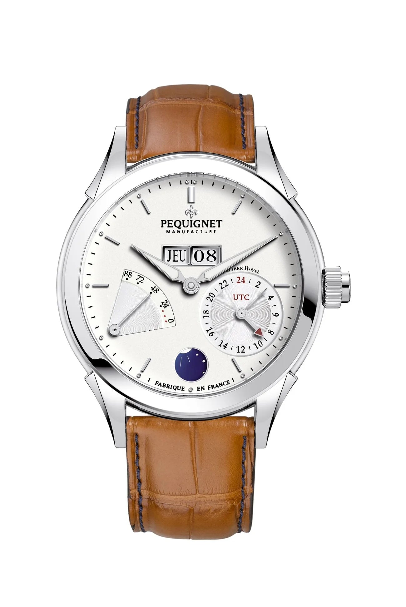 Pequignet Royale GMT Opaline (42mm) 9010933