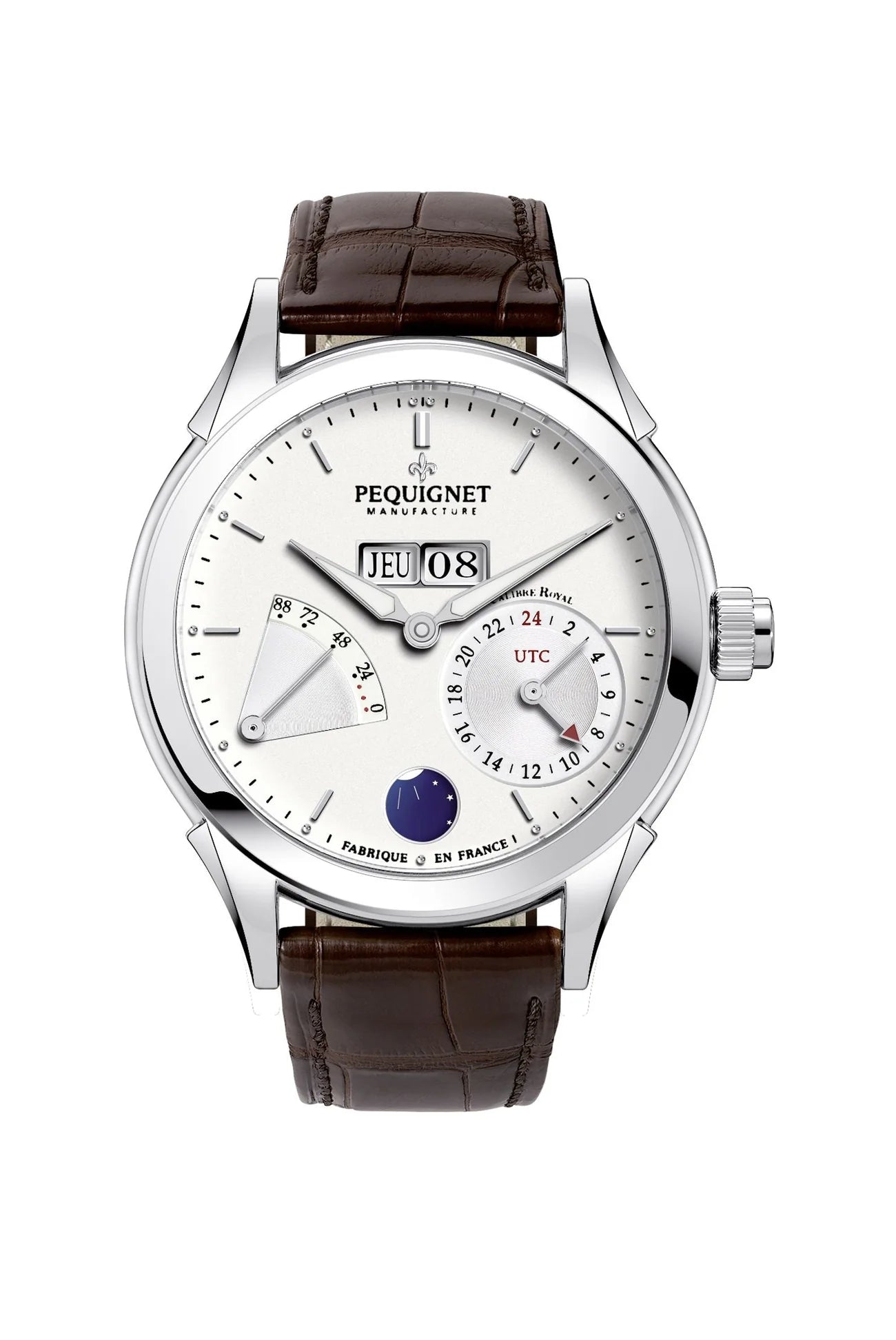 Pequignet Royale GMT Opaline (42mm) 9010933