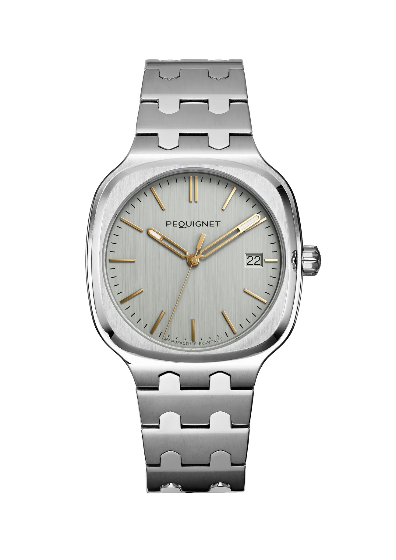 Pequignet Concorde Silver w/ Gold  (40mm) 9040333