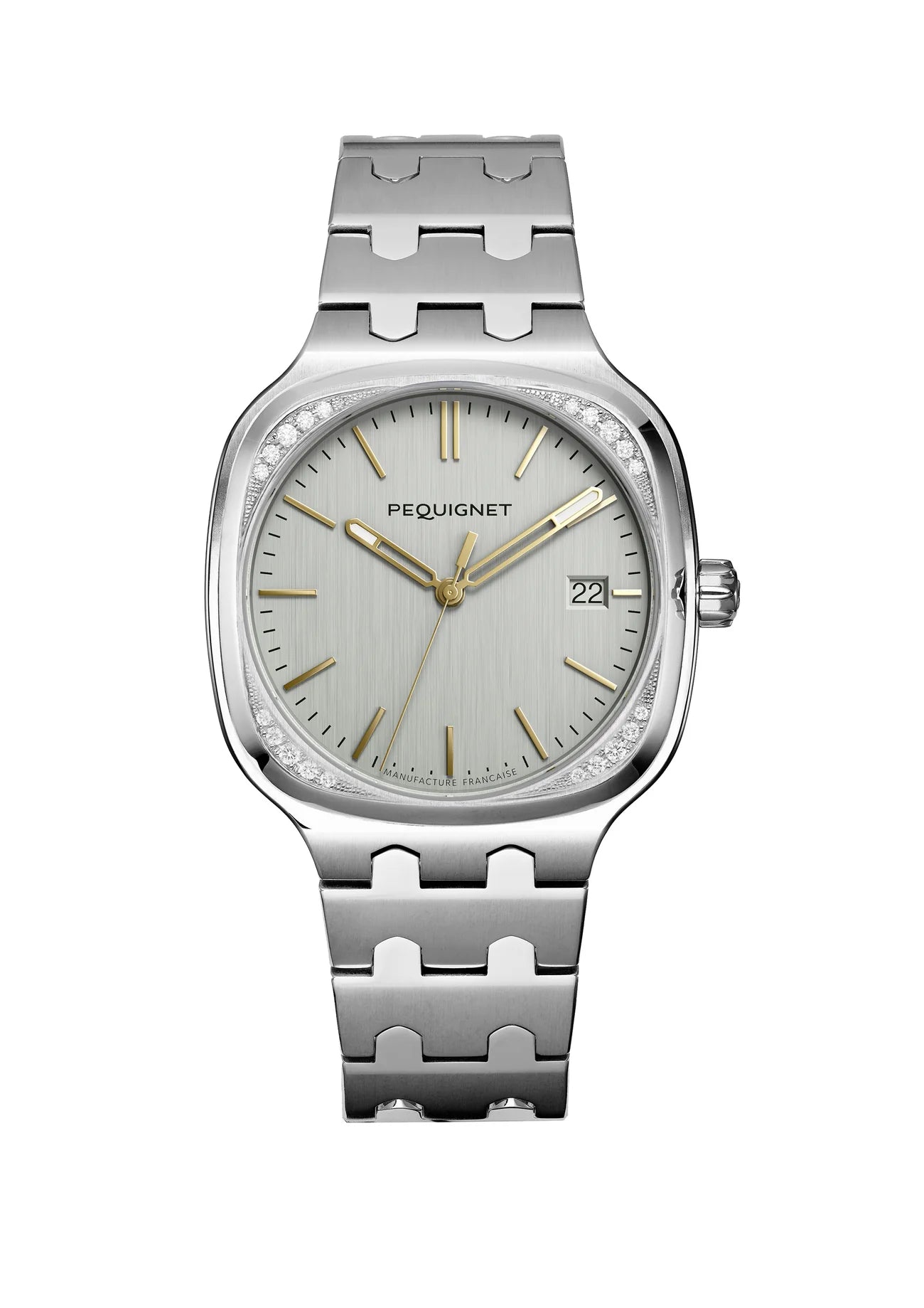 Pequignet Concorde Silver w/ Gold  (40mm) 9040333