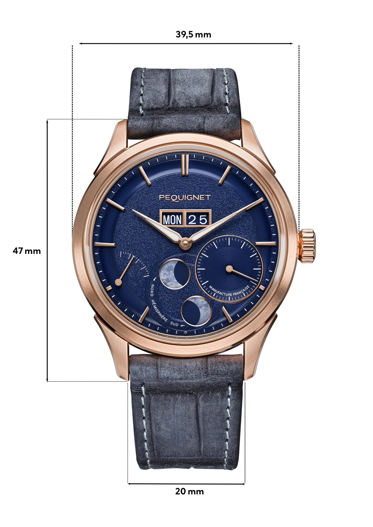 Pequignet Royale Paris Gold Blue (39.5mm) 9101678