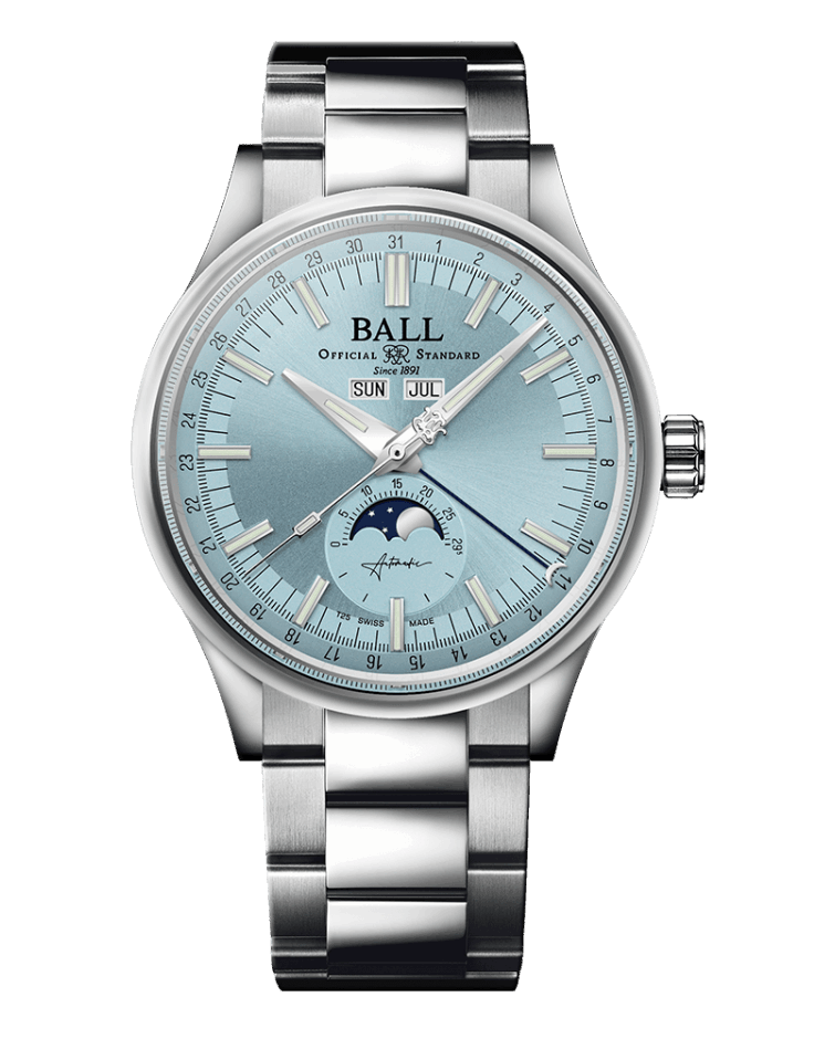 BALL Engineer II Moon Calendar (40mm) Ice Blue NM3016C-S1J-IBE