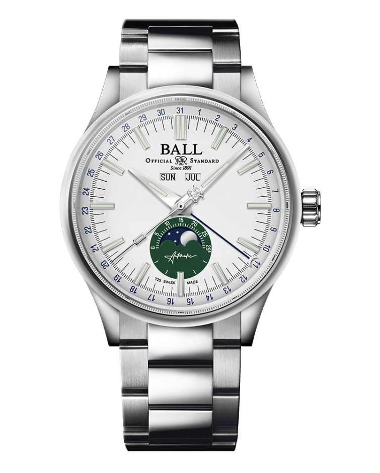 BALL Engineer II Moon Calendar (40mm) NM3016C-S1J-WHGR