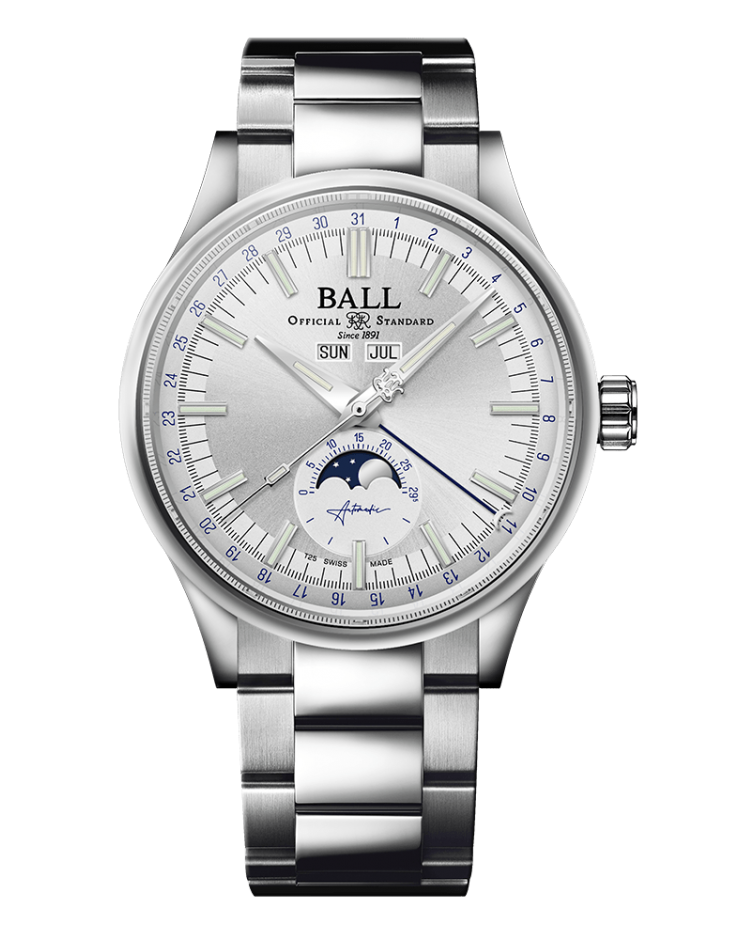 BALL Engineer II Moon Calendar (40mm) NM3016C-S1J-SL