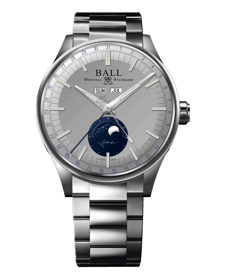 BALL Engineer II Moon Calendar (40mm) Light Gray NM3016C-S2J-LGY