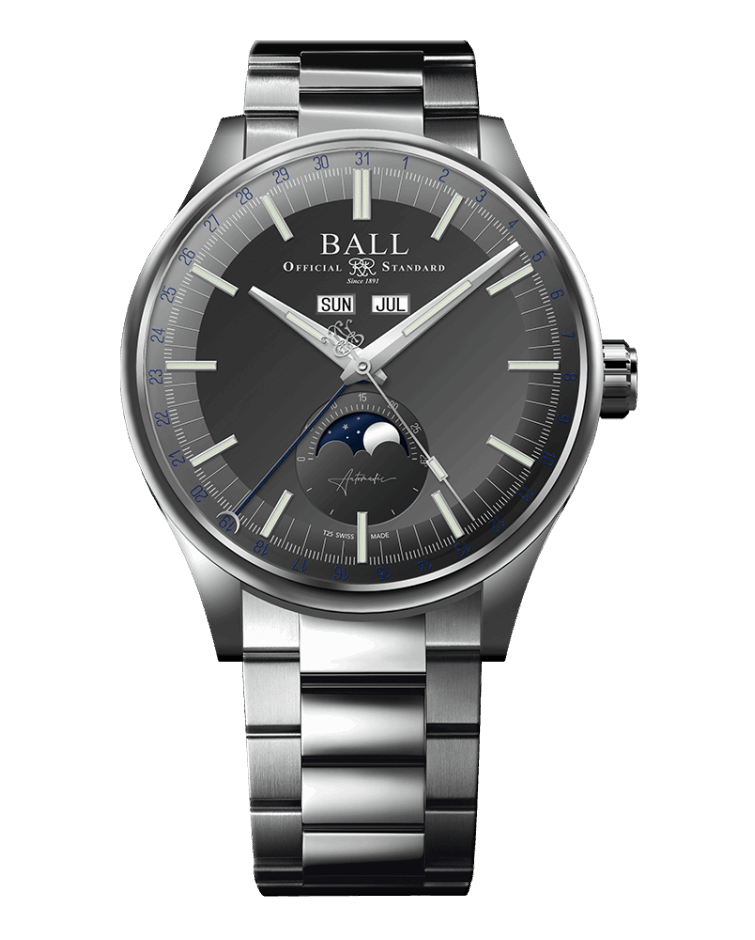 BALL Engineer II Moon Calendar (40mm) Gray NM3016C-S2J-GY