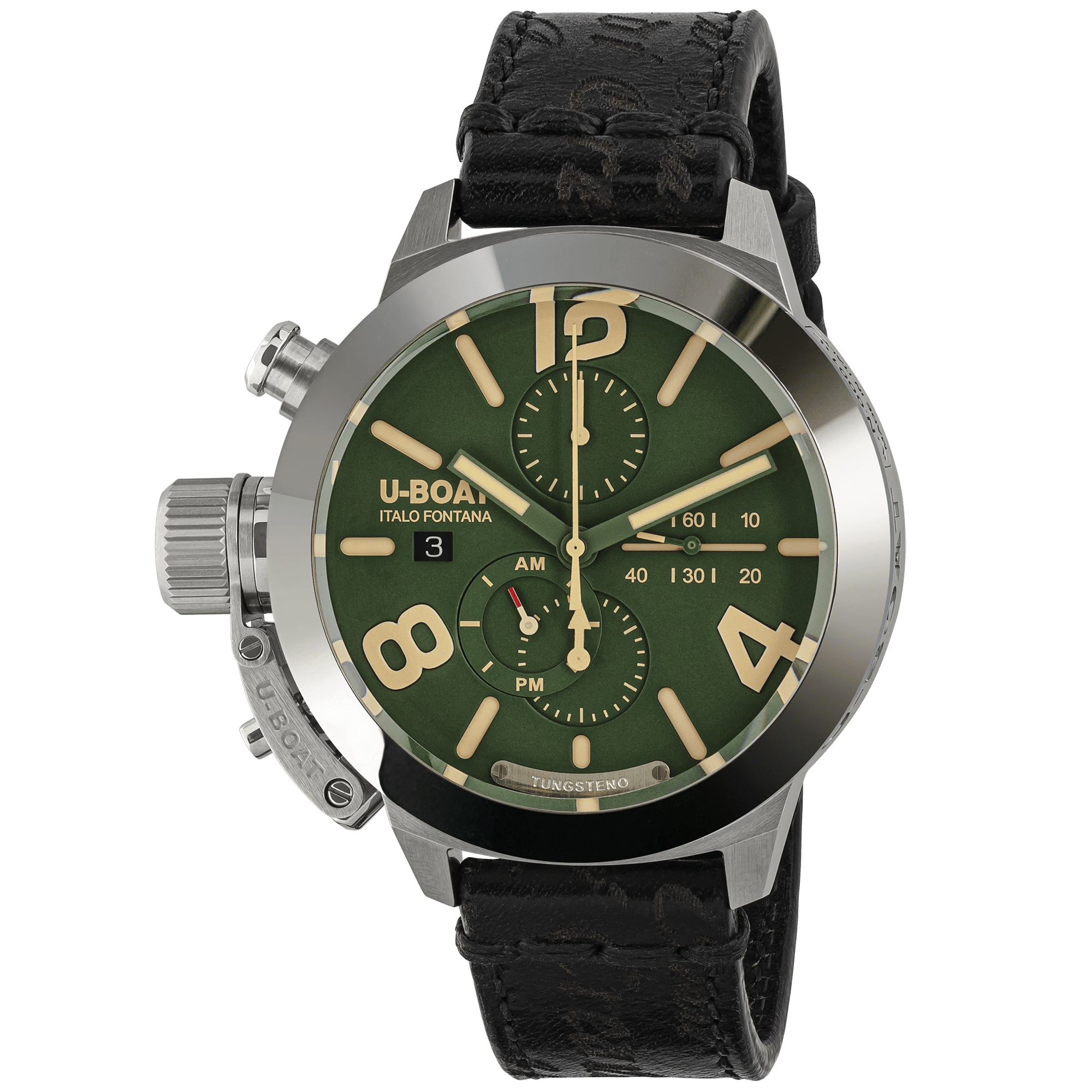 U-BOAT CLASSICO TUNGSTENO CAS GREEN  (45mm) REF. 9581