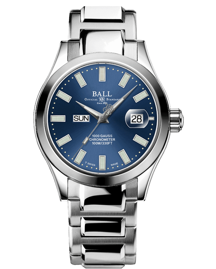 BALL Engineer III Marvelight Chronometer Day-Date Blue (40mm) NM9036C-S1C-BE