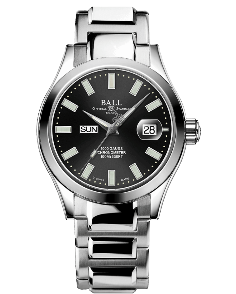 BALL Engineer III Marvelight Chronometer Day-Date Black (40mm) NM9036C-S1C-BK