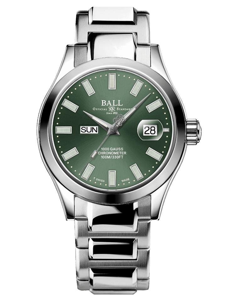 BALL Engineer III Marvelight Chronometer Day-Date Green (40mm) NM9036C-S1C-GR