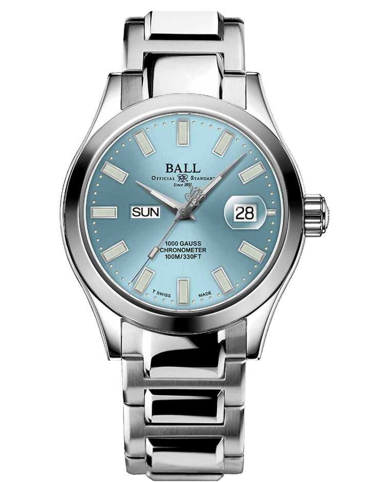 BALL Engineer III Marvelight Chronometer Day-Date Ice Blue (40mm) NM9036C-S1C-IBE