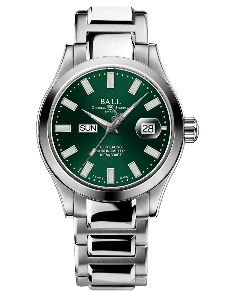 BALL Engineer III Marvelight Chronometer Day-Date Green (40mm) NM9036C-S1C-GR