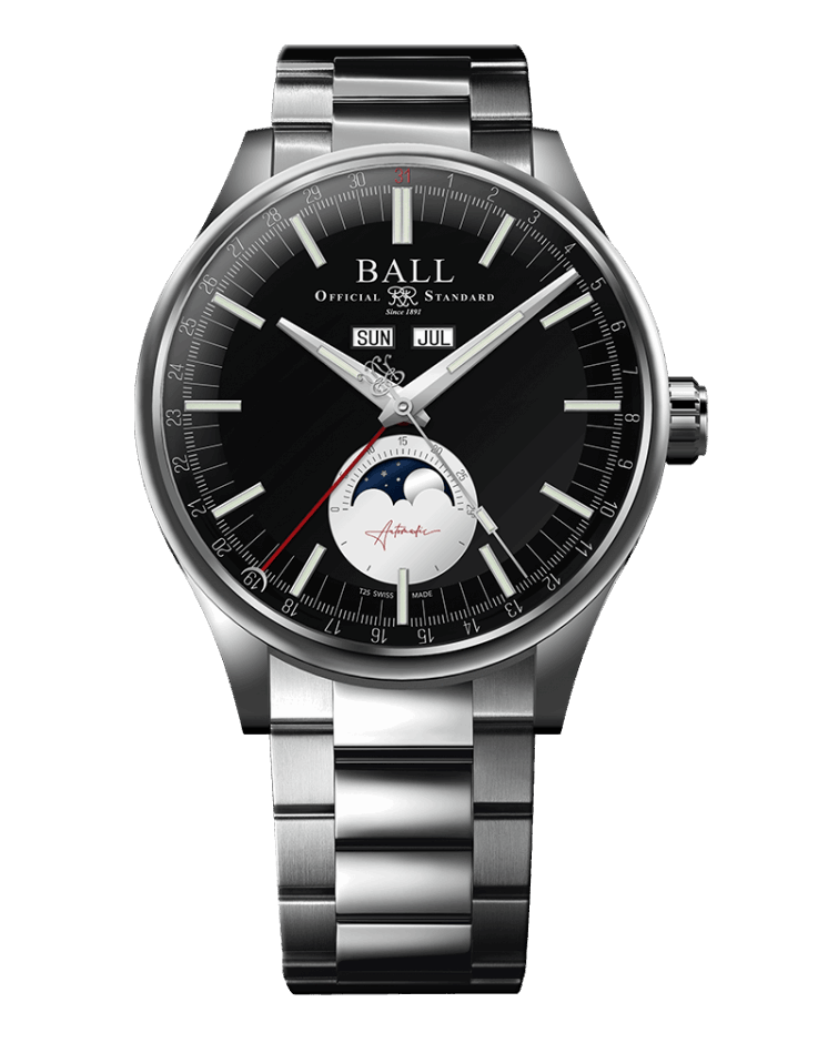 BALL Engineer II Moon Calendar (40mm) Black NM3016C-S2J-BK